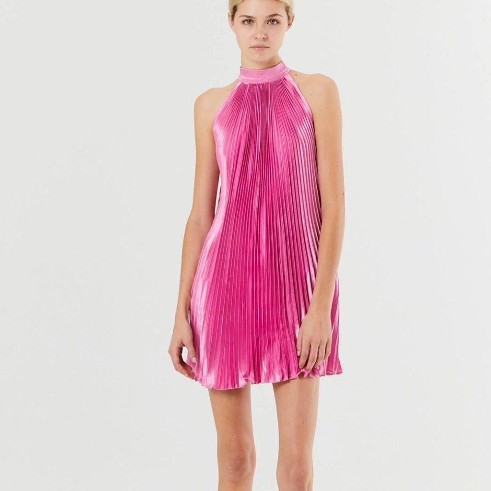 HOT PINK AMOUR MINI DRESS